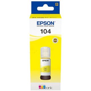 Epson EcoTank 104 - 65 ml - giallo - originale - serbatoio inchiostro - per Eco…