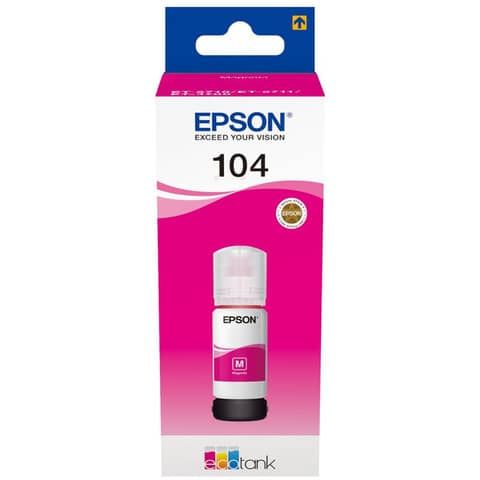 Epson EcoTank 104 - 65 ml - magenta - originale - serbatoio inchiostro - per Ec…