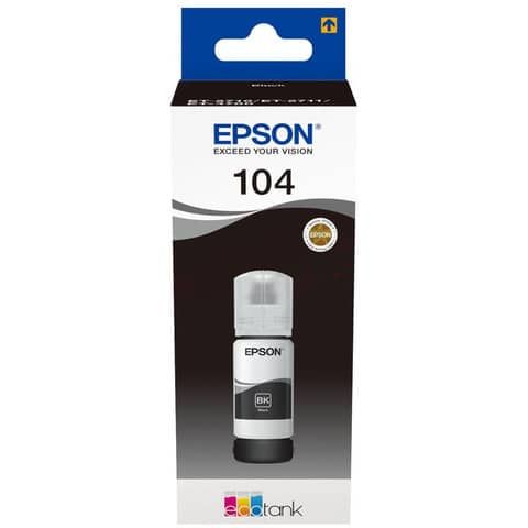 Epson EcoTank 104 - 65 ml - nero - originale - serbatoio inchiostro - per EcoTa…