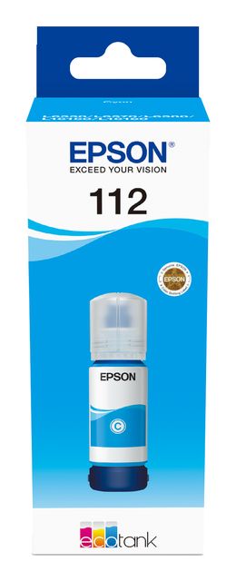 Epson EcoTank 112 - 70 ml - ciano - originale - ricarica inchiostro - per EcoTa…