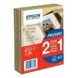 Epson Premium Glossy Photo Paper BOGOF - Lucido - 100 x 150 mm - 255 g/m² - 40 …
