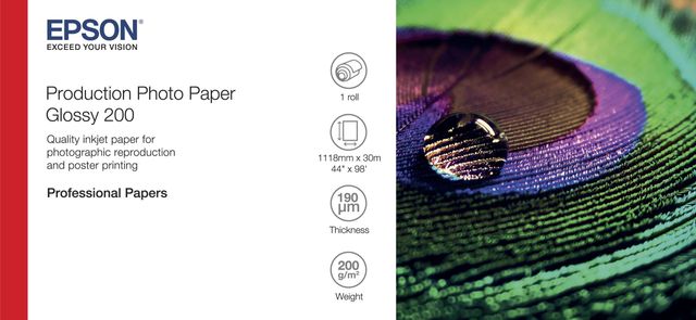 Epson Production - Polietilene (PE) - Lucido - microporoso - 200 micron - Rotol…