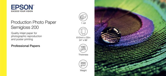 Epson Production - Polietilene (PE) - Semi-lucida - microporoso - 200 micron - …