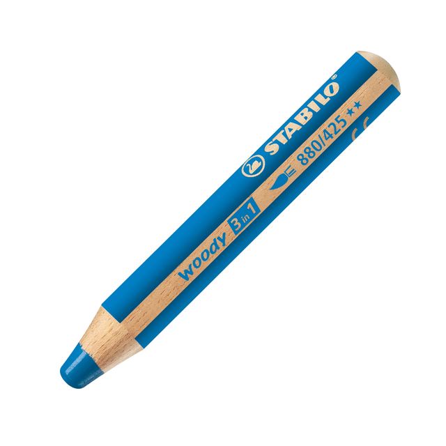 PASTELLO WOODY 3in1 880/425 blu scuro STABILO