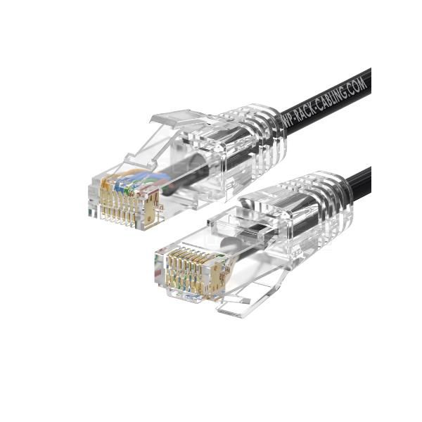 PATCH CORD SLIM U/UTP CAT.6A 4X2X28AWG CONDUTTORE A TREFOLO GUAINA LSHF COLORE …