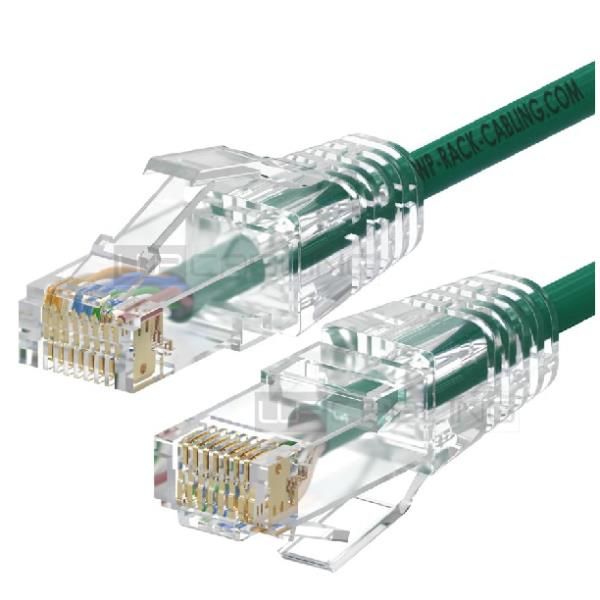 PATCH CORD SLIM U/UTP CAT.6A 4X2X28AWG CONDUTTORE A TREFOLO GUAINA LSHF COLORE …