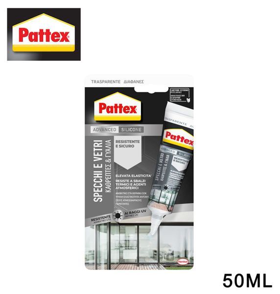 PATTEX SILICONE SPECCHI E VETRI 50ML BL1