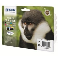 Epson T0895 Multipack - Confezione da 4 - nero, giallo, ciano, magenta - origin…