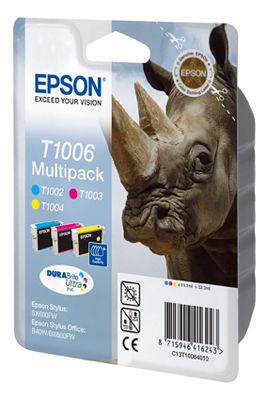 Epson T1006 Multipack - Confezione da 3 - 33.3 ml - giallo, ciano, magenta - or…