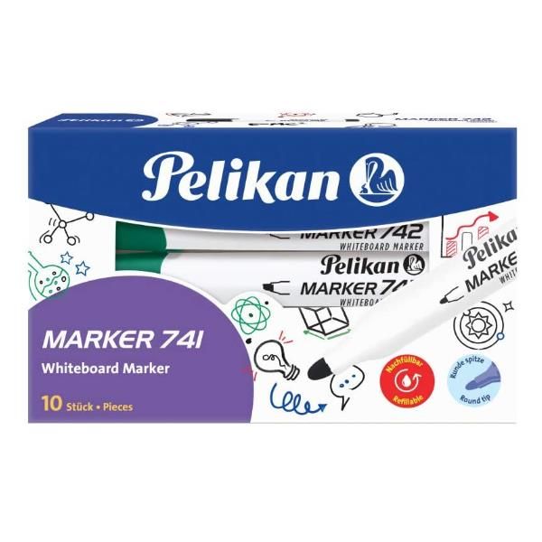 PELIKAN CF10 WHITEBOARD MARKER 741 VERDE