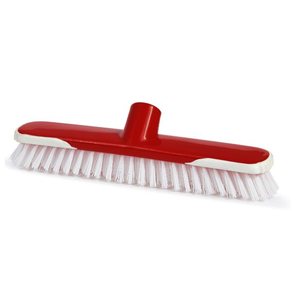 PERFETTO FIORE SPAZZETTONE PER PAVIMENTI CON PARACOLPI SENZA MANICO ROSSO