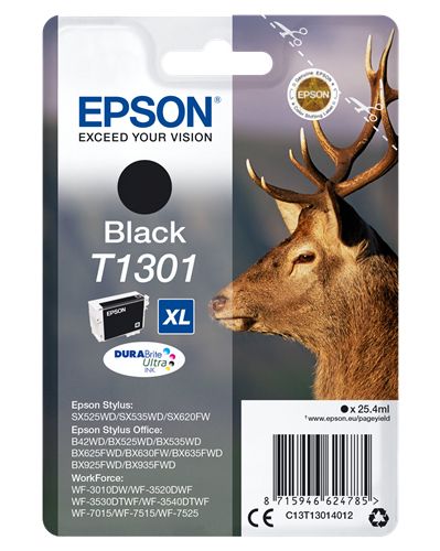 Epson T1301 - 25.4 ml - misura XL - nero - originale - blister - cartuccia d'in…