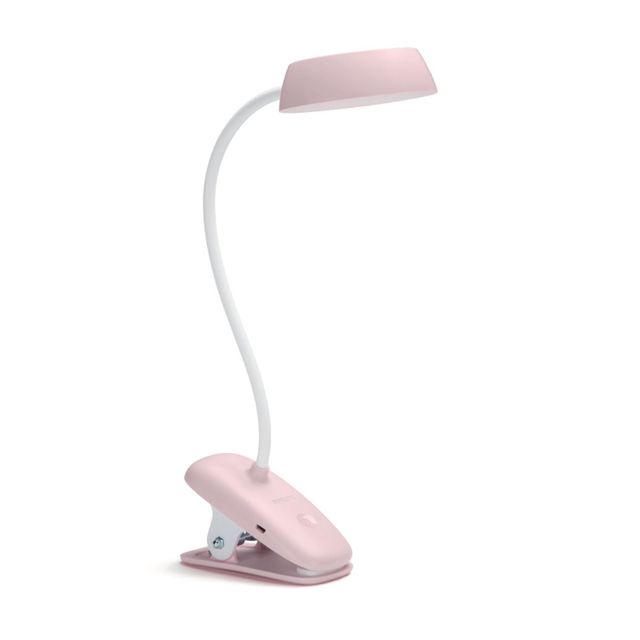 PHILIPS DONUTCLIP LAMP TAVOLO ROSA 3W 4000K