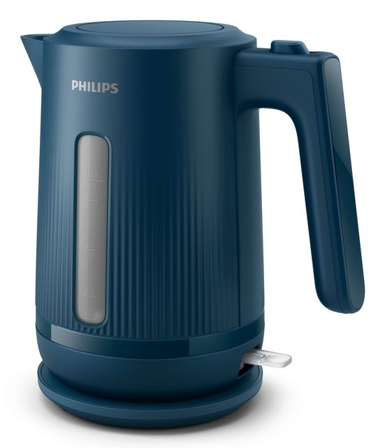 PHILIPS HD9411/70 BOLLITORE ELETTRICO 2200W 1.7 LT BASE ROTANTE CON FINESTRA BLU
