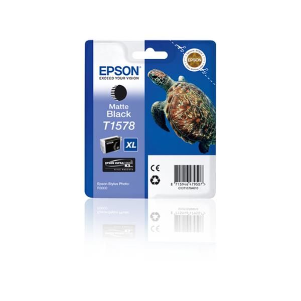 Epson T1578 - 25.9 ml - XL - nero opaco - originale - blister - cartuccia d'inc…