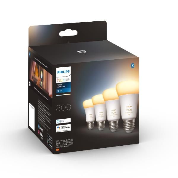 PHILIPS HUE WHITE AMBIANCE 4 X LAMPADINE