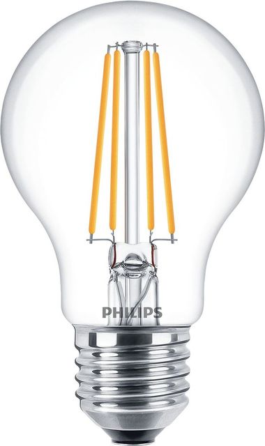 PHILIPS LED GOCCIA VETRO FILAM 60W E27 4000