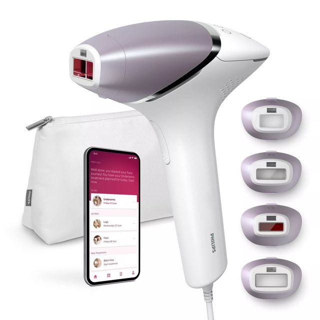 PHILIPS LUCE PULSATA CORPO VISO SENSORE FOTOTIPO BRI947/00 PRESTIGE