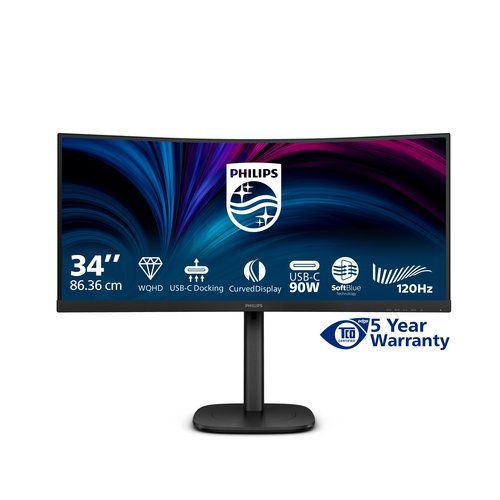 PHILIPS MONITOR CURVO 34 LED VA WQHD 21:9 4MS 300 CDM, REG ALTEZZA, DP/HDMI, MU…