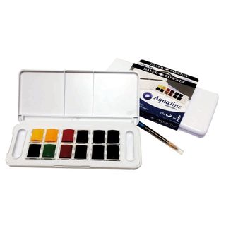 Acquerelli Acquafine Godet - colori assortiti - Daler Rowney - scatola in plast…