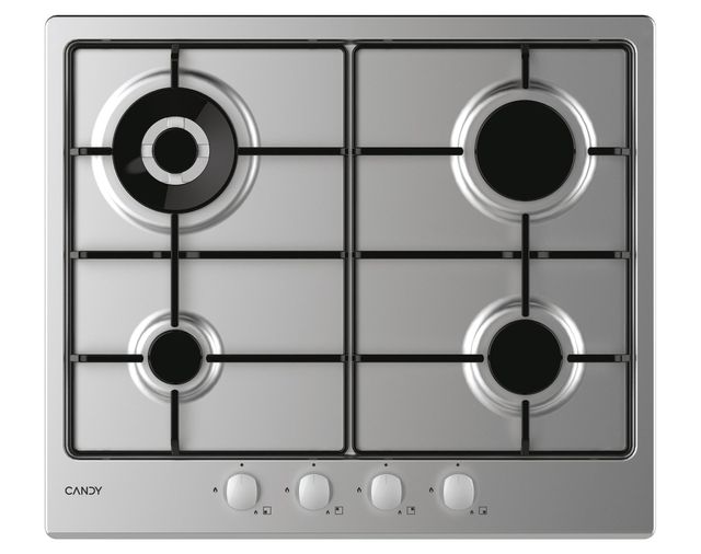 PIANO COTTURA A GAS TIMELESS 60CM - 4 FUOCHI - INOX (CHW6BR4WX)