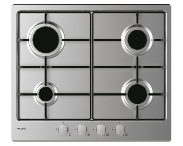 PIANO COTTURA A GAS TIMELESS 60CM - 4 FUOCHI - INOX (CHW6BRX)