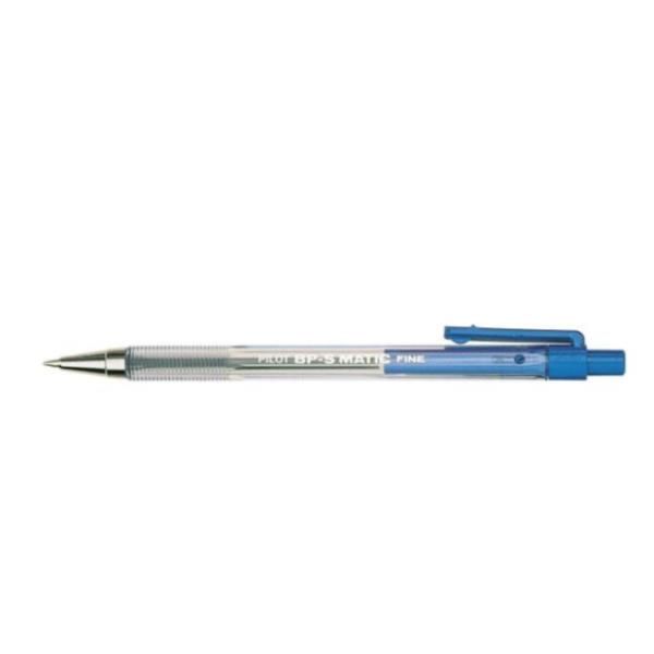 PILOT BP-S MATIC PENNA A SFERA A SCATTO BLU PUNTA CONICA 1 mm CONF 12 Pz.