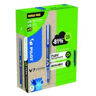PILOT CF10ROL+15REFILL + 15 REFILL V7 BLU