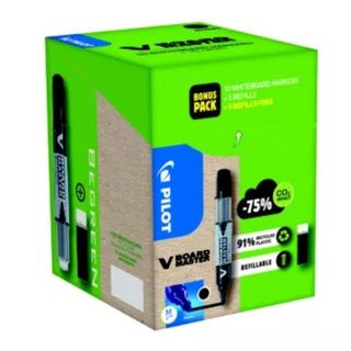 PILOT GREENPACK PENNARELLO RICARICABILE PER LAVAGNE VBOARD PUNTA TONDA 2.3/6 mm…