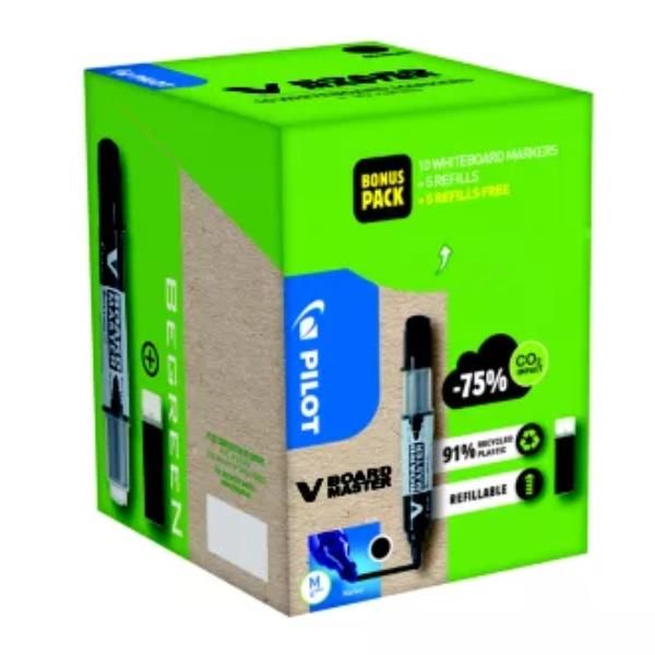 PILOT GREENPACK PENNARELLO RICARICABILE PER LAVAGNE VBOARD PUNTA TONDA 2.3/6 mm…