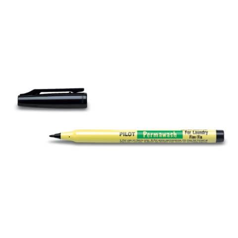 PILOT PERMA WASH MARCATORE PERMANENTE NERO PUNTA CONICA 1 mm CONF 12 PZ.
