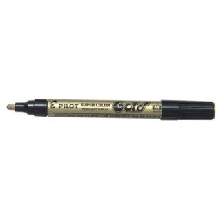 PILOT SUPER COLOR MARCATORE PERMANENTE PUNTA TONDA 4.5 mm ORO CONF 12 Pz.