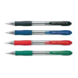PILOT SUPER GRIP PENNA A SFERA A SCATTO BLU PUNTA CONICA 1mm CONF 12 Pz.