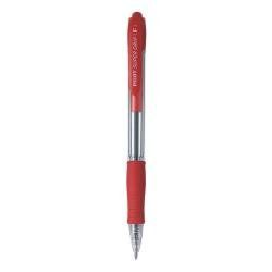 PILOT SUPER GRIP PENNA A SFERA A SCATTO ROSSO PUNTA CONICA 1mm CONF 12 Pz.