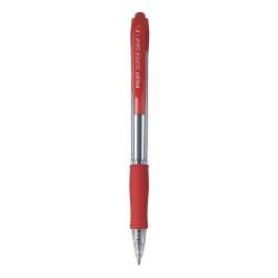 PILOT SUPER GRIP PENNA A SFERA A SCATTO ROSSO PUNTA CONICA 1mm CONF 12 Pz.