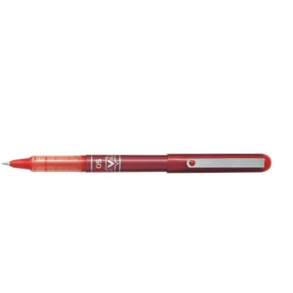 PILOT V BALL PENNA ROLLER PUNTA 0.5 mm COLORE ROSSO CONF. 12 Pz.