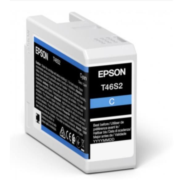 Epson T46S2 - 25 ml - ciano - originale - cartuccia d'inchiostro - per SureColo…
