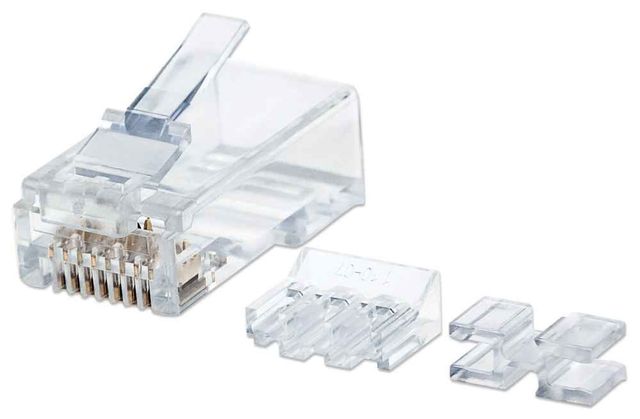 PLUG RJ45 8P/8C UTP Cat6A FOR WIRE, 80PCS