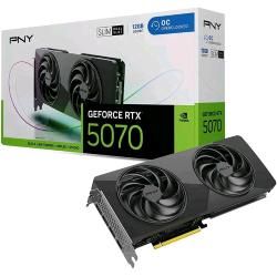 PNY GEFORCE RTX 5070 OC 12GB SLIM GDDR7 DLSS4 DUAL FAN PCi Ex 5.0 16x -1 x HDMI…