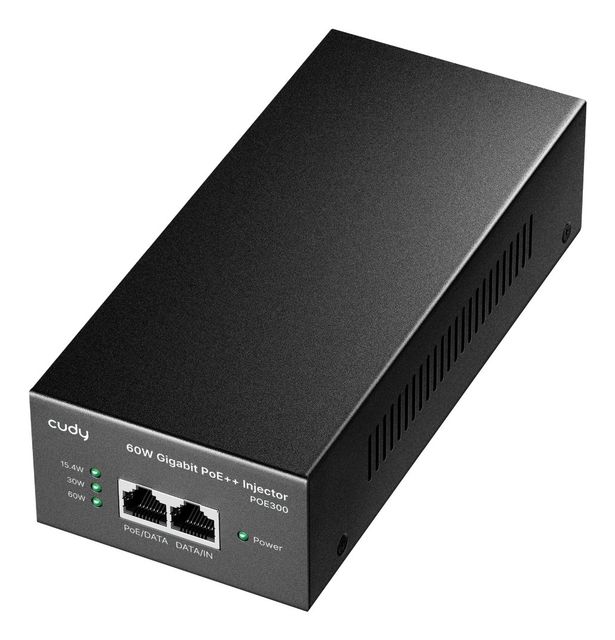 POE INJECTOR GIGABIT POE+/POE 60