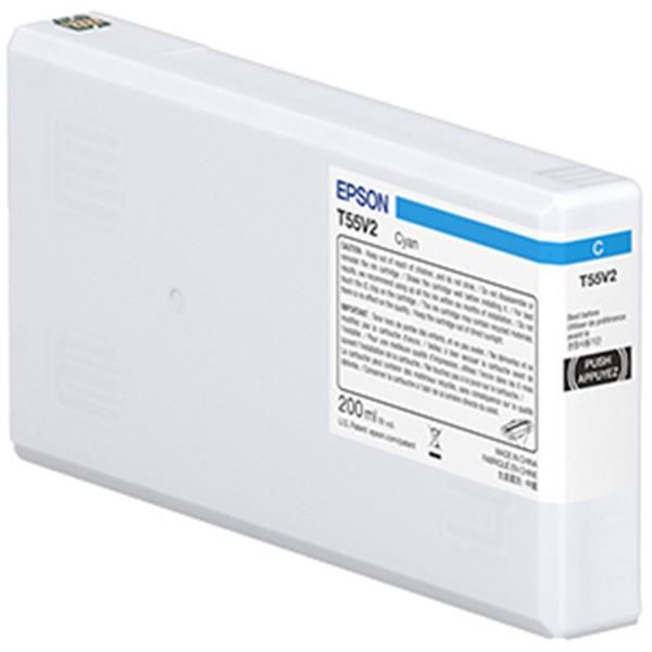 Epson T55W2 - 200 ml - ciano - originale - cartuccia d'inchiostro