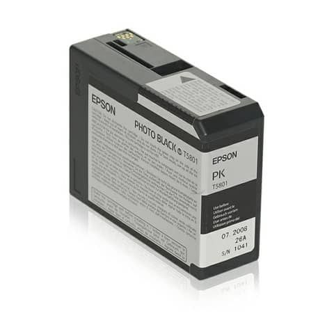 Epson T5801 - 80 ml - nero per foto - originale - cartuccia d'inchiostro - per …
