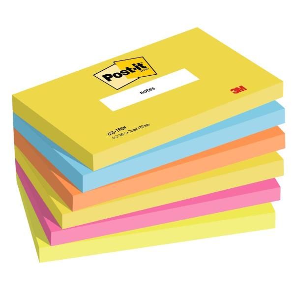 POST-IT CF6 PI 76X127MM 6X100FF ENERGETIC