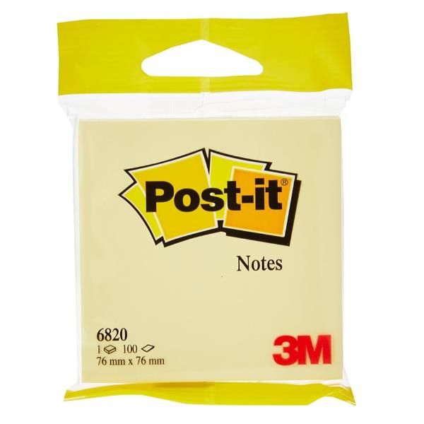 POST-IT QUADRATO GIALLO 100 FG.APPENDIBILE 76 X76 MM