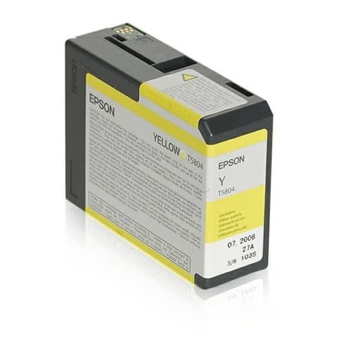 Epson T5804 - 80 ml - giallo - originale - cartuccia d'inchiostro - per Stylus …