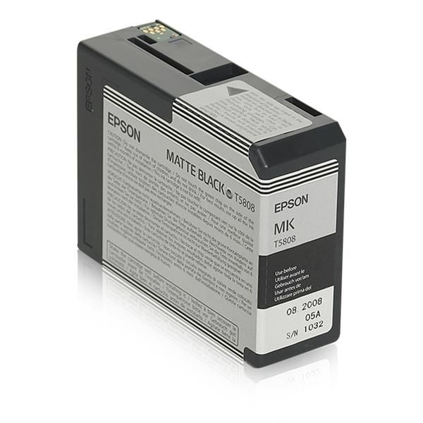 Epson T5808 - 80 ml - nero opaco - originale - cartuccia d'inchiostro - per Sty…