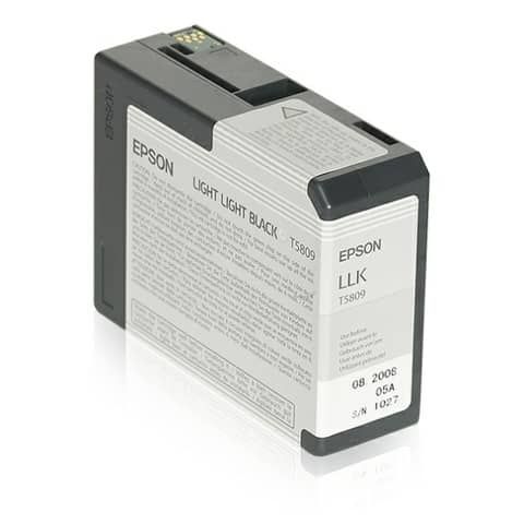 Epson T5809 - 80 ml - nero molto lucido - originale - cartuccia d'inchiostro - …