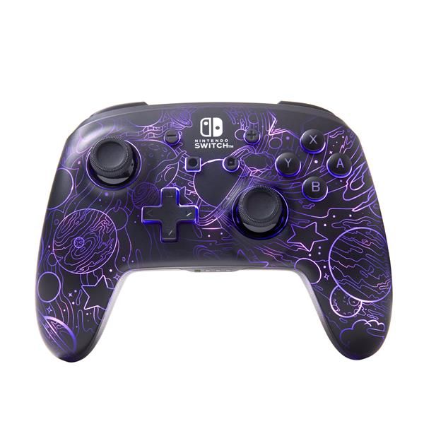 POWERA LUMECTRA NINTENDO SWITCH CONTROLLER WIRELESS GALAXY VORTEX