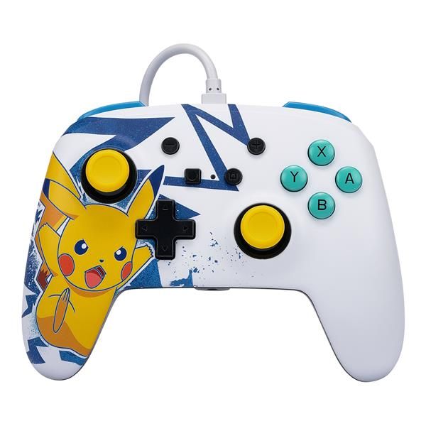 POWERA PIKACHU HIGH VOLTAGE NINTENDO SWITCH CONTROLLER CABLATO