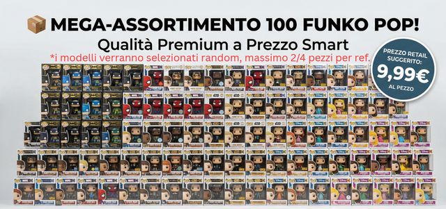 PREORDINE FUNKO POP Mega-Pack 100 PEZZI - Mixed Edition PREZZO SMART